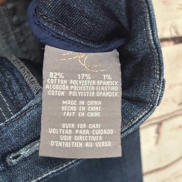 SEVEN 7 Melissa McCarthy Slim Boot Dark Wash Jeans Sz 18 - Picture 6 of 6